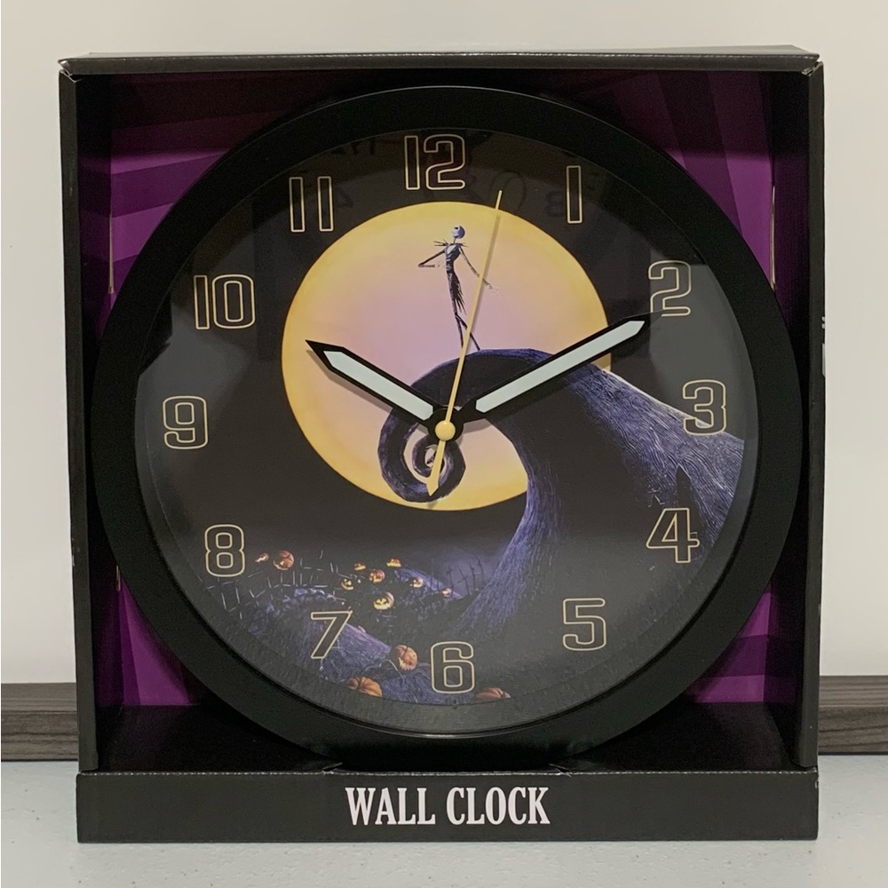 Disney's The Nightmare Before Christmas Analog Wall Clock-New in Box